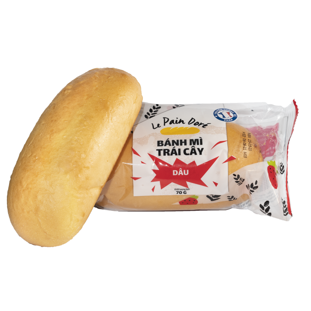 Bánh Mì Trái Cây – Dâu