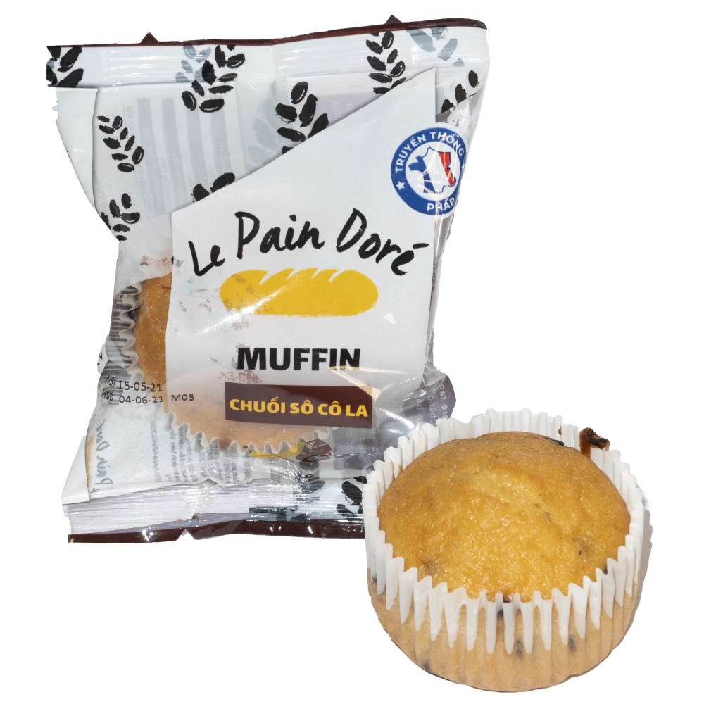 Bánh Muffin Chuối Sô Cô La
